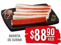 Oferta de Barrita De Surimi por $88.9 en Soriana Híper