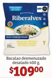 Oferta de Bacalao Desmenuzado Desalado por $109 en Soriana Híper