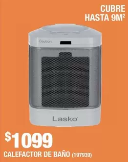 Oferta de Calefactor De Baño por $1099 en The Home Depot