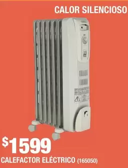 Oferta de Calefactor Eléctrico por $1599 en The Home Depot