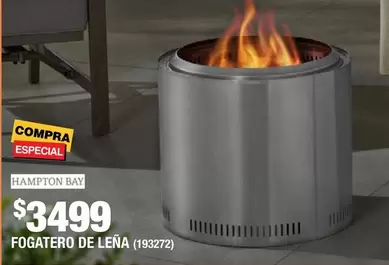 Oferta de Hampton Bay - Fogatero De Leña por $3499 en The Home Depot