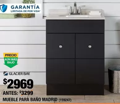 Oferta de Glacier Bay - Mueble Para Baño Madrid por $2969 en The Home Depot