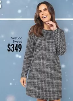 Oferta de Vestido Tweed por $349 en Walmart