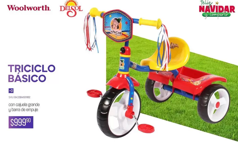 Oferta de Woolworth - Triciclo Básico por $999.99 en Del Sol