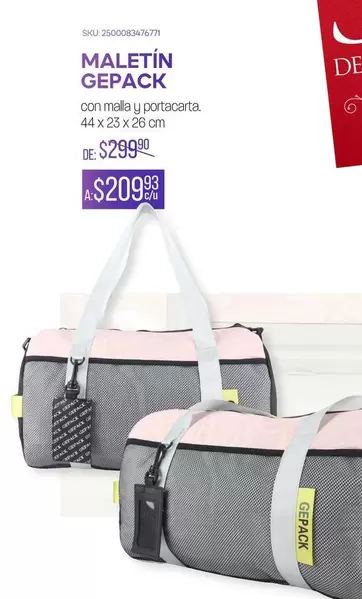 Oferta de Gepack - Gel De Ducha por $209.99 en Del Sol