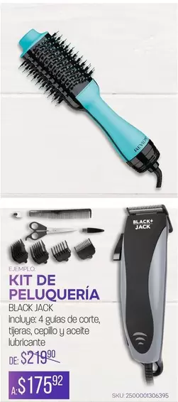 Oferta de Black Jack - Kit De Peluqueria por $2190 en Del Sol