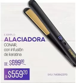 Oferta de Conair - Alaciadora por $559.9 en Del Sol