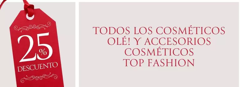 Oferta de Todos Los Cosméticos Olé! Y Accesorios Cosméticos Top Fashion en Woolworth