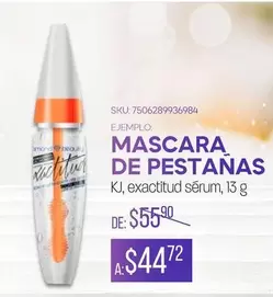 Oferta de Mascara De Pestanas por $44.72 en Woolworth