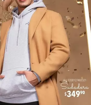 Oferta de Sudadera por $349.9 en Del Sol