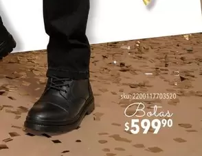 Oferta de Botas por $599.9 en Del Sol