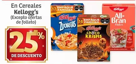 Oferta de Kellogg's - En Cereales en Soriana Híper