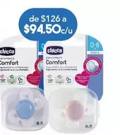 Oferta de Chicco - Chupon Physio Comfort Azul O Rosa 1 Pieza por $94.5 en Farmacia San Pablo