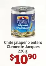 Oferta de Clemente Jacques - Chile jalapeño entero por $10.9 en Soriana Híper