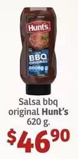 Oferta de Salsa -  Bbq Original Hunt's por $46.9 en Soriana Híper