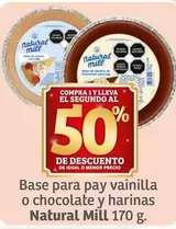 Oferta de Natural - Base Para Pay Vainilla O Chocolate Y Harinas en Soriana Híper