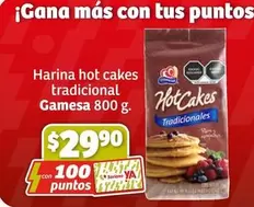 Oferta de Gamesa - Harina Hot Cakes Tradicional por $29.9 en Soriana Híper