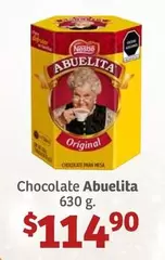 Oferta de Nestlé - Chocolate Abuelita por $114.9 en Soriana Híper