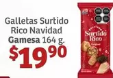 Oferta de Gamesa - Galletas Surtido Rico Navidad por $19.9 en Soriana Híper