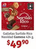 Oferta de Gamesa - Galletas Surtido Rico Navidad por $49.9 en Soriana Híper