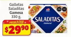 Oferta de Gamesa - Galletas Saladitas por $29.9 en Soriana Híper