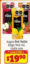 Oferta de Del Valle - Jugos Edge 946 Ml. Cada Una por $19.9 en Soriana Híper