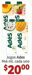 Oferta de Ades - Jugos por $20 en Soriana Híper