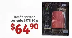 Oferta de Serrano - Jamón por $64.9 en Soriana Híper