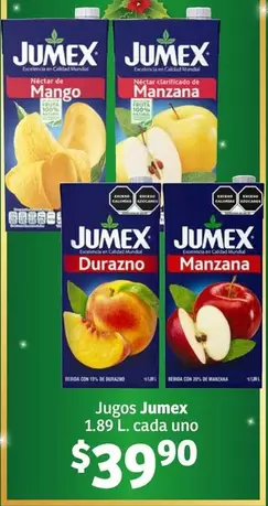 Oferta de Jumex - Jugos por $39.9 en Soriana Híper