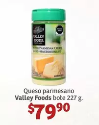 Oferta de Valley Foods - Queso Parmesano  Bote por $79.9 en Soriana Híper