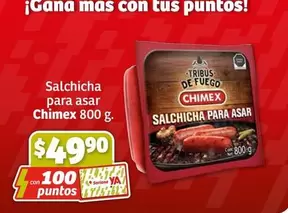 Oferta de Chimex - Salchicha Para Asar por $49.9 en Soriana Híper