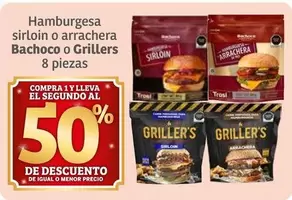 Oferta de Sirloin - Hamburgesa  O Arrachera en Soriana Híper