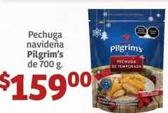 Oferta de Pilgrim's - Pechuga Navidena por $159 en Soriana Híper