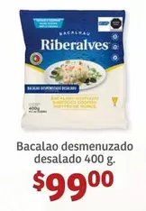 Oferta de Bacalao Desmenuzado Desalado por $99 en Soriana Híper