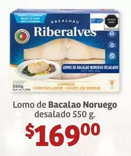 Oferta de Lomo De Bacalao Noruego Desalado por $169 en Soriana Híper