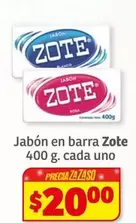 Oferta de Zote - Jabón En Barra por $20 en Soriana Híper