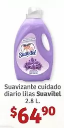 Oferta de Suavitel - Suavizante Cuidado Diario Lilas por $64.9 en Soriana Híper