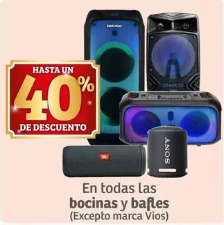 Oferta de Daewoo - En Todas Las Bocinas Y Bafles en Soriana Híper