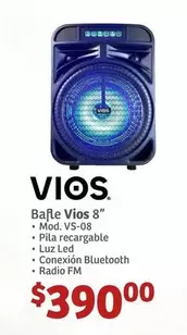 Oferta de Vios - Bafle  8" por $390 en Soriana Híper