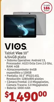 Oferta de Vios - Tablet  10" por $1490 en Soriana Híper