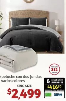 Oferta de King Size por $2499 en Soriana Híper