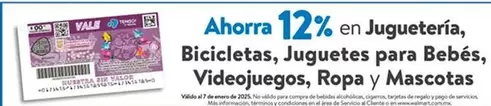 Oferta de Bicicletas, Juguetes Para Bebés, Videojuegos, Ropa Y Mascotas en Walmart