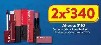 Oferta de Revlon - Variedad De Labales por $110 en Walmart