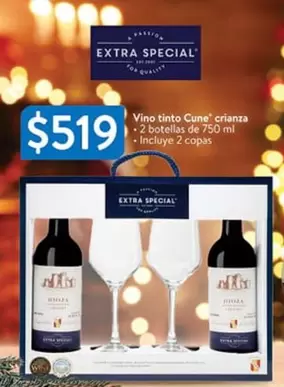 Oferta de Extra - Vino Tinto por $519 en Walmart