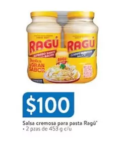 Oferta de Classic - Salsa Cremosa Para Pasta Ragu por $100 en Walmart