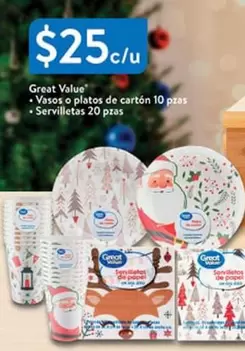 Oferta de Great Value - Grea Value por $25 en Walmart