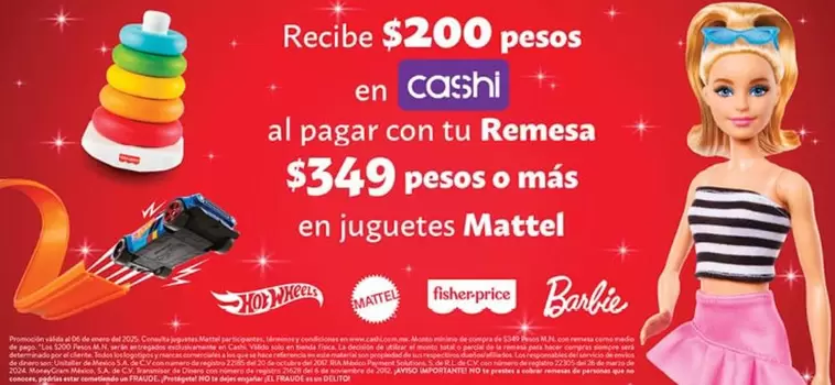 Oferta de Mattel - Remisea por $349 en Walmart