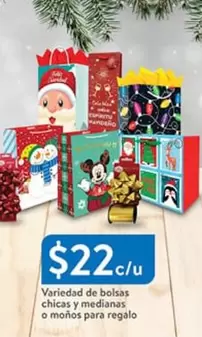 Oferta de Variedad De Bolsas Chicas Y Medianas O Monos Para Regalo por $22 en Walmart