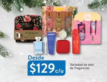 Oferta de Variedad De Sets De Fragancias por $129 en Walmart