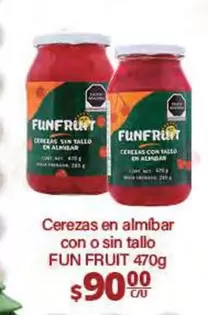 Oferta de Fun - Cerezas En Almibar Con O Sin Tallo por $90 en La Comer